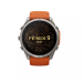 Garmin Fenix 9 Pro inReach 47mm Titanium with Autumn Orange/Spark Orange Silicone Band